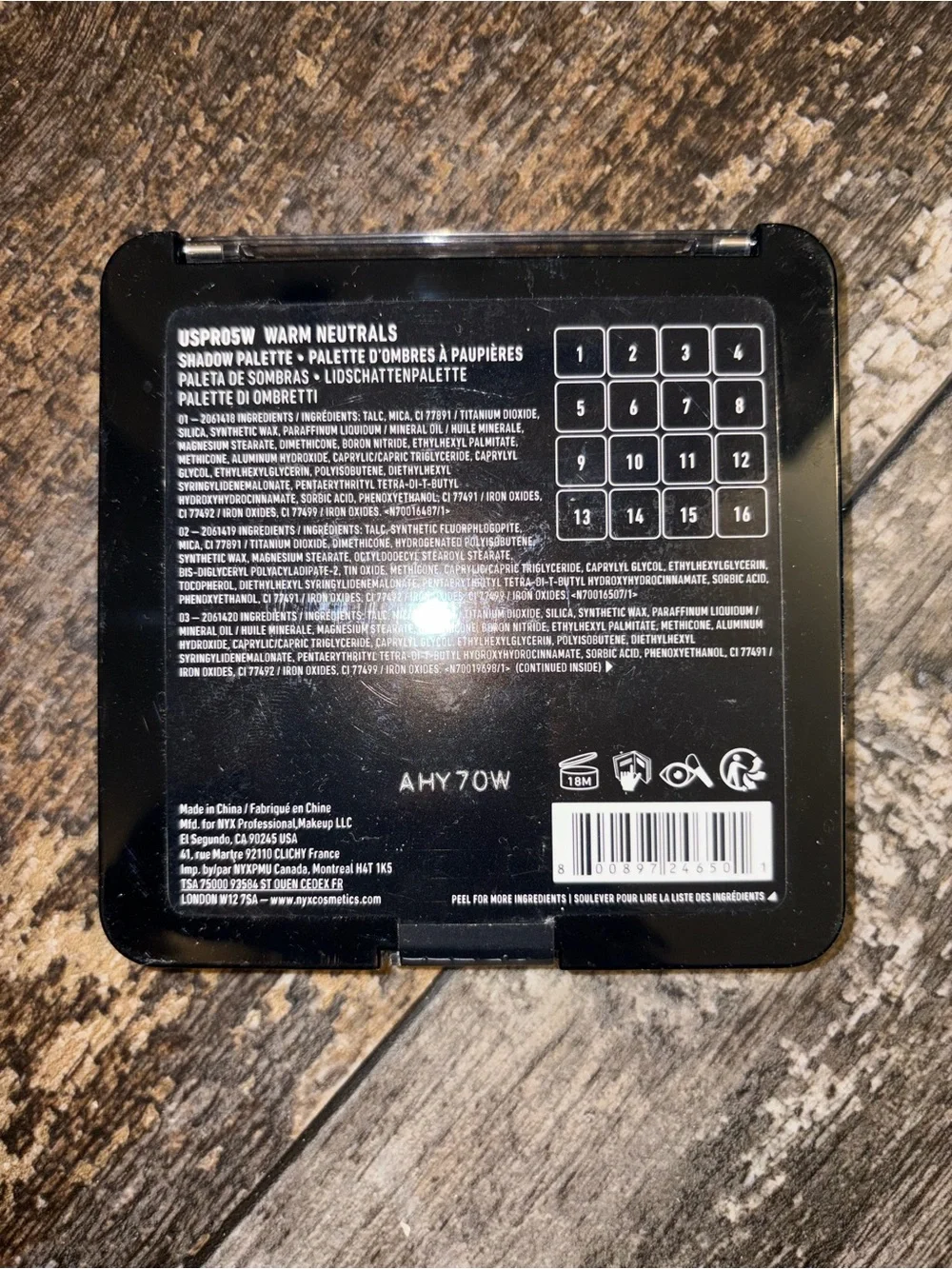 NYX PROFESSIONAL MAKEUP Ultimate Eyeshadow Palette - Warm Neutrals